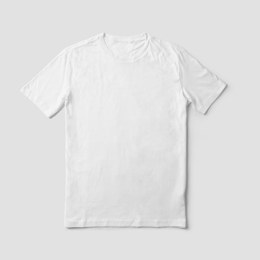 Cropped Cotton Tee — White