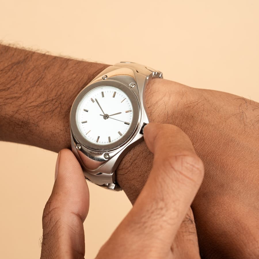 Minimal Silver Watch
